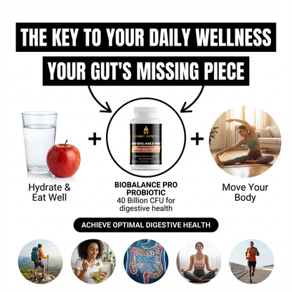Bio Balance Pro Probiotic - 40 Billion CFU | 60 Veggie Capsules for Digestive Health