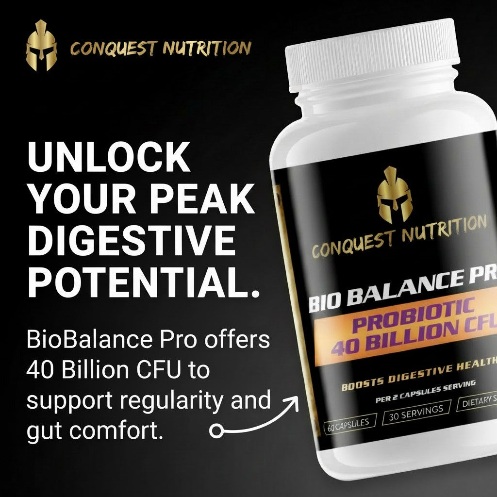 Bio Balance Pro Probiotic - 40 Billion CFU | 60 Veggie Capsules for Digestive Health