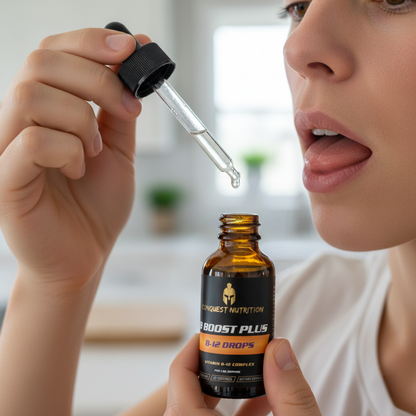 B Boost Plus B-12 Drops 2oz - B12 Drops Vegan Friendly