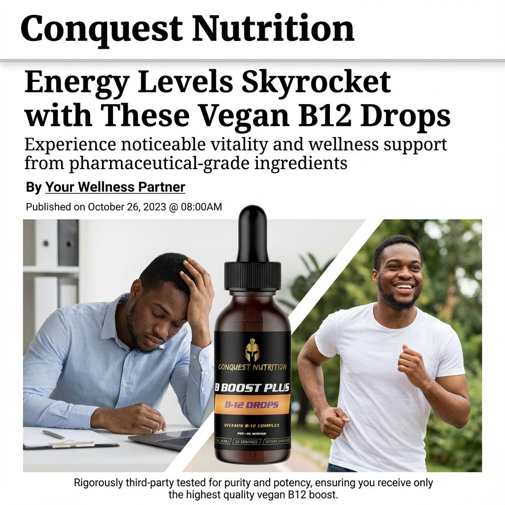 B Boost Plus B-12 Drops 2oz - B12 Drops Vegan Friendly