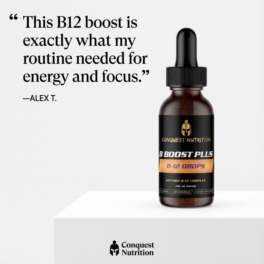 B Boost Plus B-12 Drops 2oz - B12 Drops Vegan Friendly