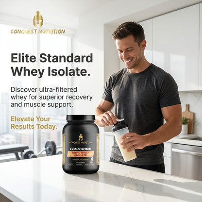 Centurion 100% Whey Isolate Vanilla Milkshake Flavor - 2lb Protein Powder