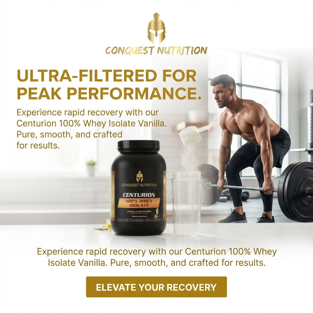 Centurion 100% Whey Isolate Vanilla Milkshake Flavor - 2lb Protein Powder