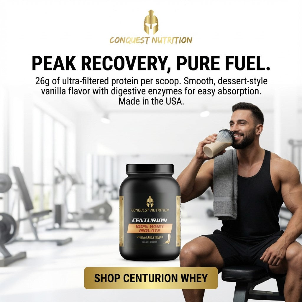 Centurion 100% Whey Isolate Vanilla Milkshake Flavor - 2lb Protein Powder