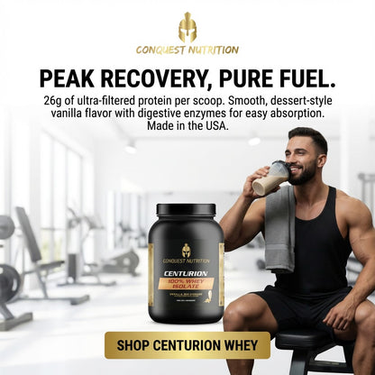 Centurion 100% Whey Isolate Vanilla Milkshake Flavor - 2lb Protein Powder