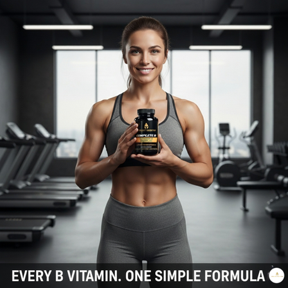 Complete B Vitamin Complex Capsules - 60 Veggie Capsules for Optimal Health