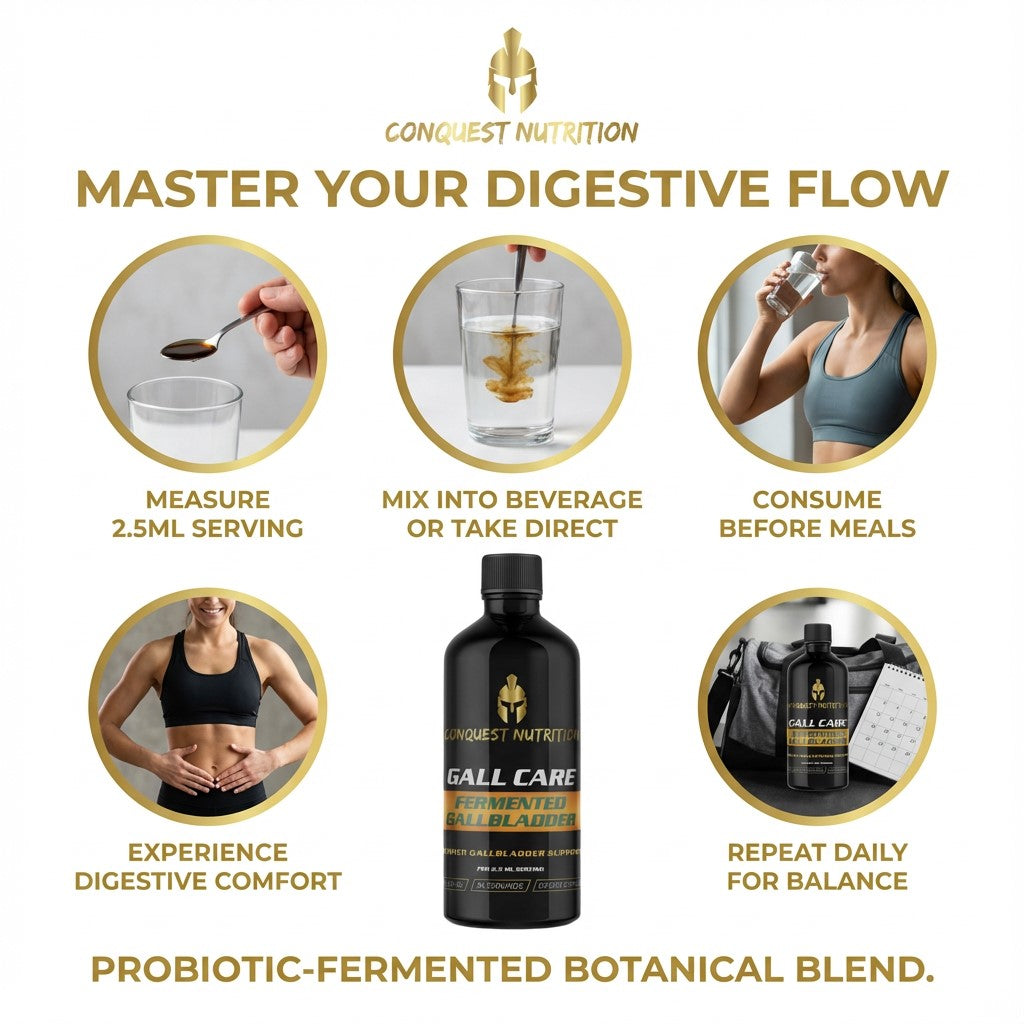 Gall Care Fermented Gallbladder Support 8 fl oz - Vegan Friendly Supplement