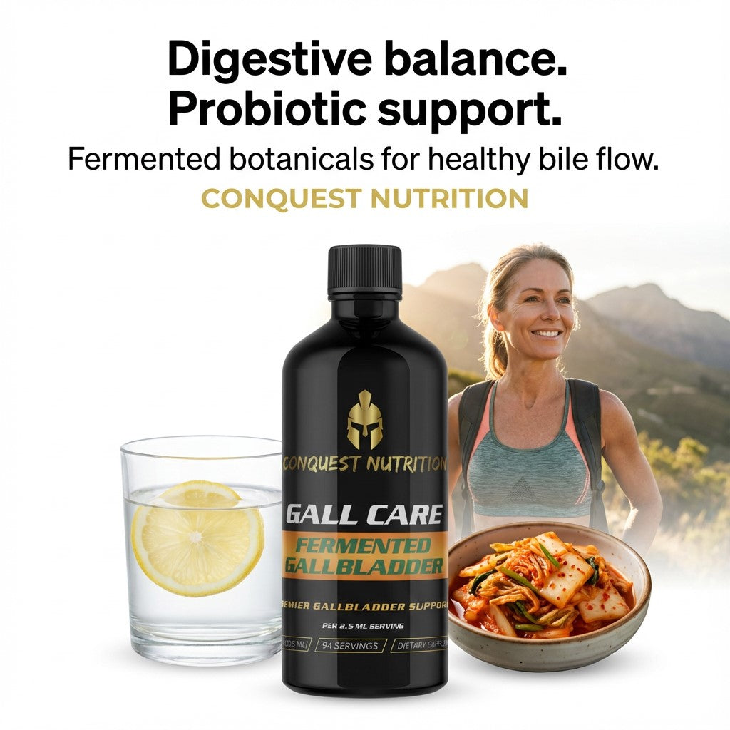 Gall Care Fermented Gallbladder Support 8 fl oz - Vegan Friendly Supplement