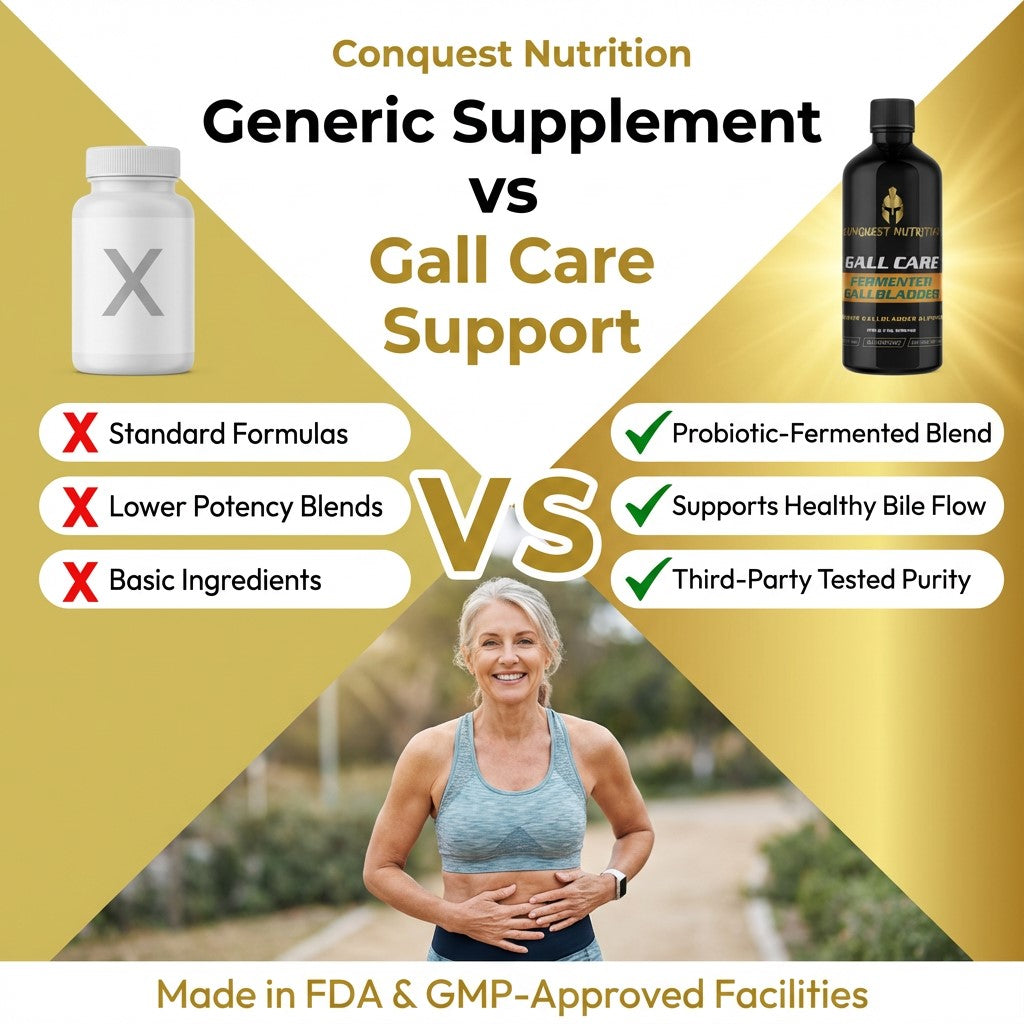 Gall Care Fermented Gallbladder Support 8 fl oz - Vegan Friendly Supplement