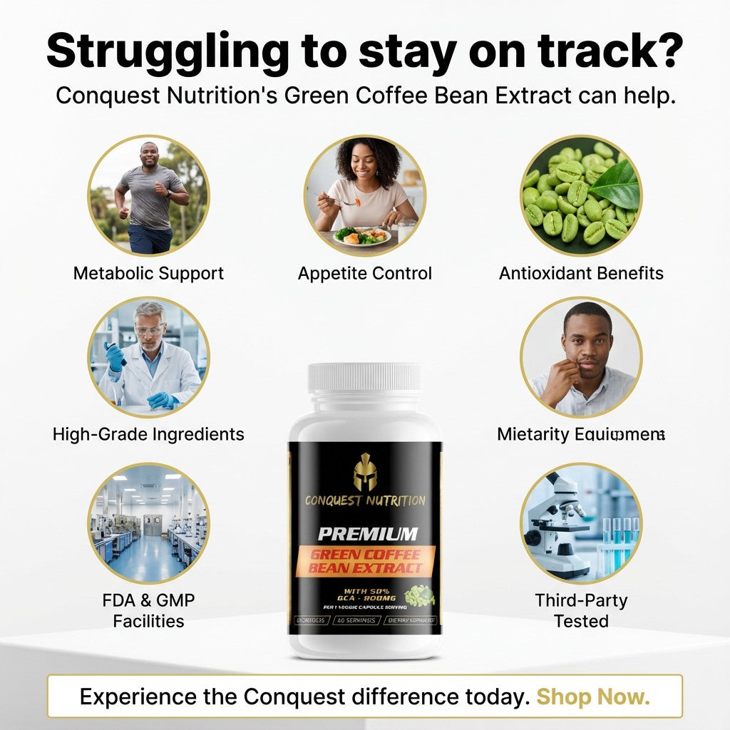 Premium Green Coffee Bean Extract 800mg - 60 Veggie Capsules with 50% GCA