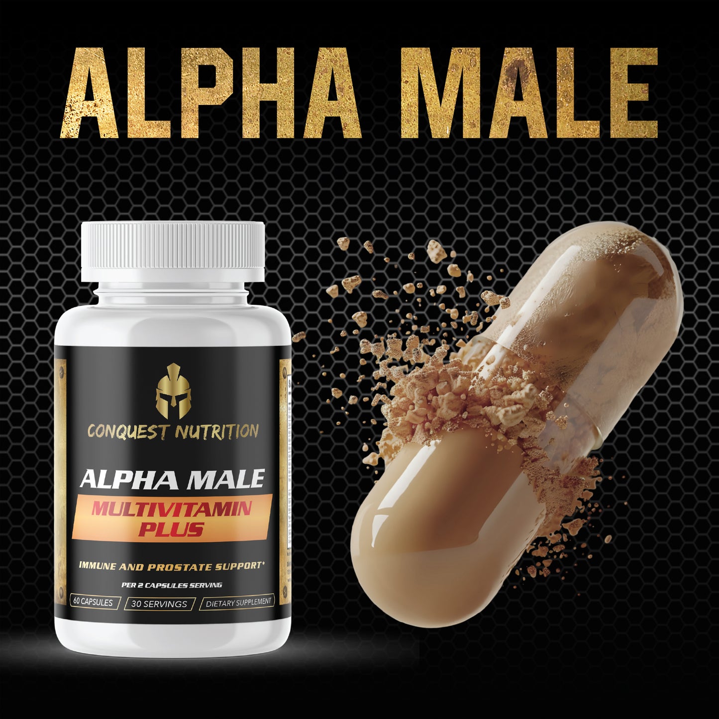 Conquest Alpha 男性綜合維生素 Plus - 30 份