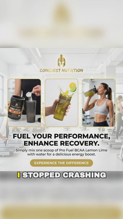 Pro Fuel BCAA Lemon Lime Flavor - 50 Servings of Delicious Energy Boost