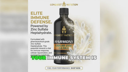 Harmony Liquid Zinc Ultra 8 fl oz Vegan Friendly - Boost Your Immune Support