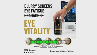Eye Vitality Vision & Eye Support Complex - 60 Veggie Capsules for Enhanced Eye Health