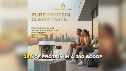 Whey Armor 100% Isolate Protein Unflavored - High-Quality 1lb Protein Supplement