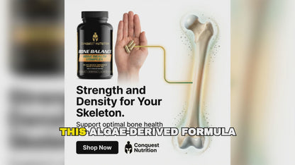 Bone Balance Bone Health Complex - 90 Veggie Capsules for Optimal Bone Support