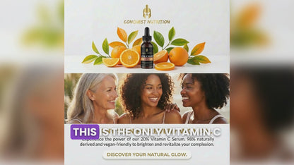 Vital C Glow Vitamin C Serum 2oz - Vegan Friendly Skincare Solution