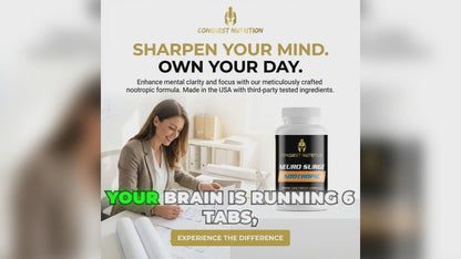 Neuro Surge Nootropic Complex for Enhanced Brain Focus - 60 Veggie Capsules