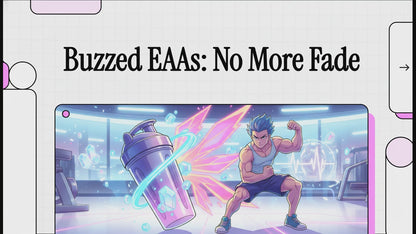 Buzzed Essential Amino Acids Peach Mango Flavor - 40 Servings for Optimal Performance