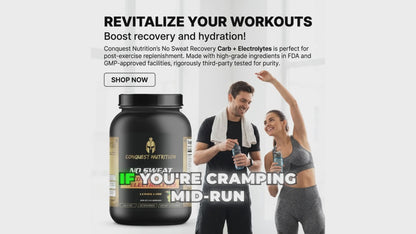 No Sweat Recovery Carb + Electrolytes Lemon Lime Flavor - 3lbs