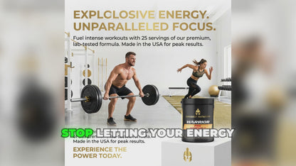 Warrior Pre-Workout Blast Off - 25 Servings of Explosive Energy