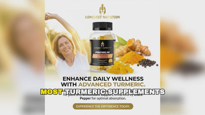 Premium Turmeric Gummies - 60 Vegan Friendly Gummies for Enhanced Wellness