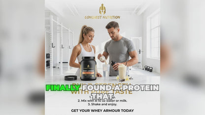 Whey Armor Natural Protein Vanilla Milkshake Flavor with Stevia - 2lb Pack