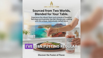 Hawaiian Premium Volcanic Pink Salt 12 oz for Gourmet Cooking and Health Benefits