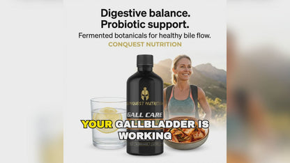 Gall Care Fermented Gallbladder Support 8 fl oz - Vegan Friendly Supplement