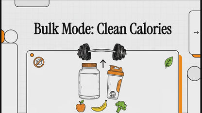 Bulk Mode Mass Gainer Vanilla Milkshake Flavor - Low Sugar Formula 6lbs for Strength and Muscle Gain