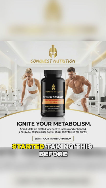 Shred Matrix Thermogenic Burn - 60 Capsules for Effective Fat Loss