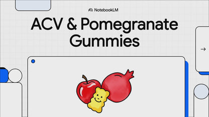Apple Cider Vinegar Gummies with Pomegranate - 60 Vegan Gummies