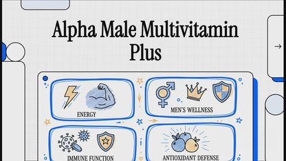 Alpha Male Multivitamin Plus - 60 Veggie Capsules for Optimal Health
