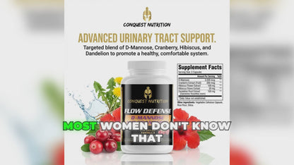 Flow Defense D-Mannose Cranberry UTI Formula - 60 Veggie Capsules