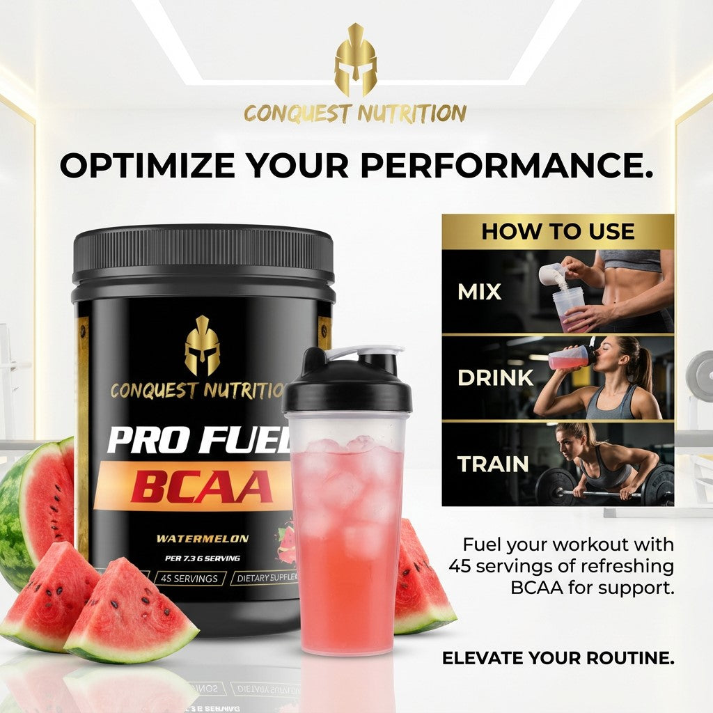 Pro Fuel BCAA Watermelon Flavor - 45 Servings for Optimal Performance
