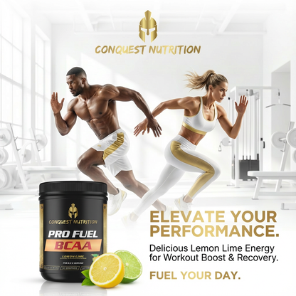 Pro Fuel BCAA Lemon Lime Flavor - 50 Servings of Delicious Energy Boost