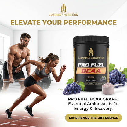 Pro Fuel BCAA Grape Flavor - 50 Servings of Essential Amino Acids