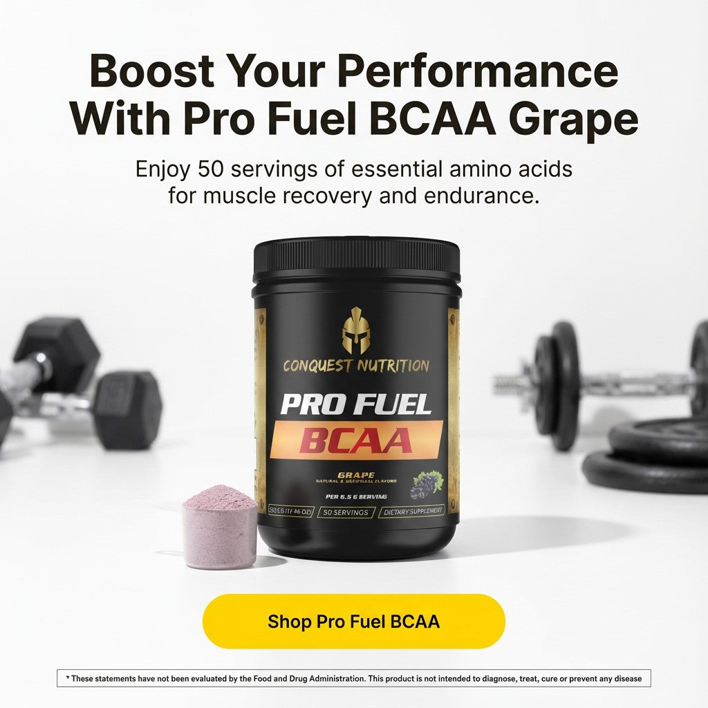 Pro Fuel BCAA Grape Flavor - 50 Servings of Essential Amino Acids