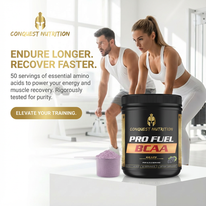 Pro Fuel BCAA Grape Flavor - 50 Servings of Essential Amino Acids