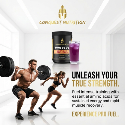 Pro Fuel BCAA Grape Flavor - 50 Servings of Essential Amino Acids