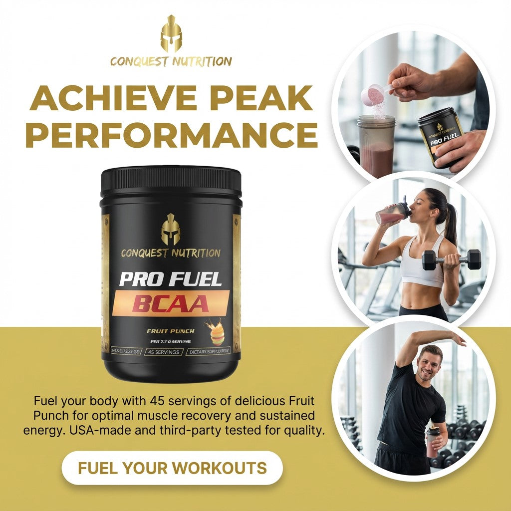Pro Fuel BCAA Fruit Punch Flavor - 45 Servings for Optimal Performance