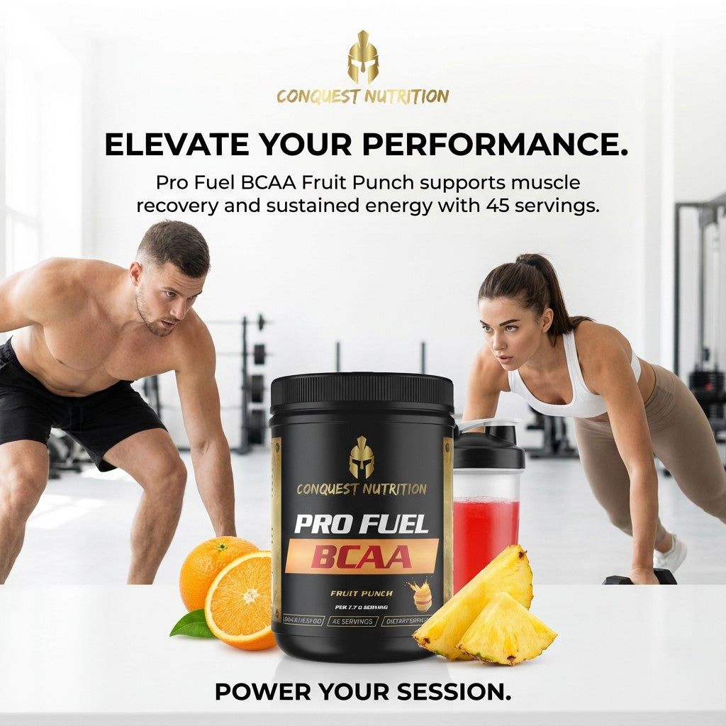 Pro Fuel BCAA Fruit Punch Flavor - 45 Servings for Optimal Performance