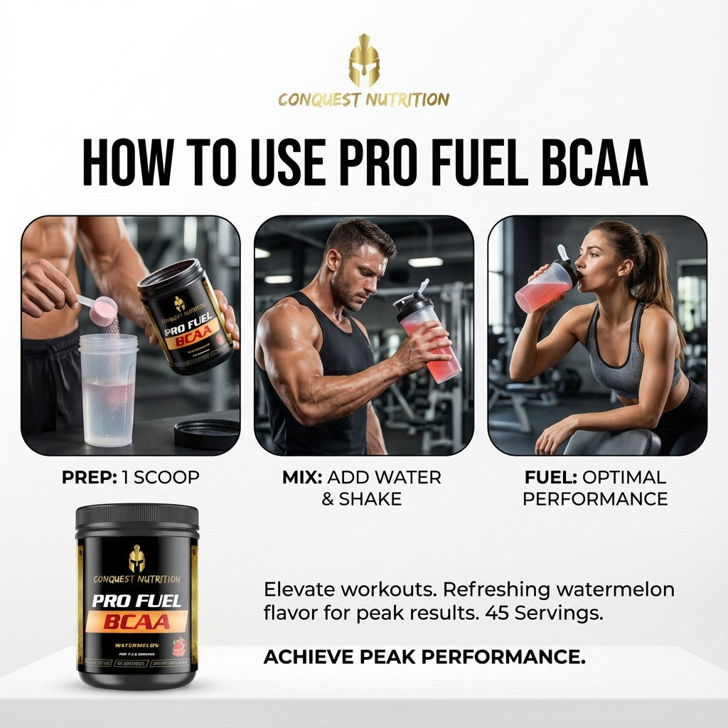 Pro Fuel BCAA Watermelon Flavor - 45 Servings for Optimal Performance