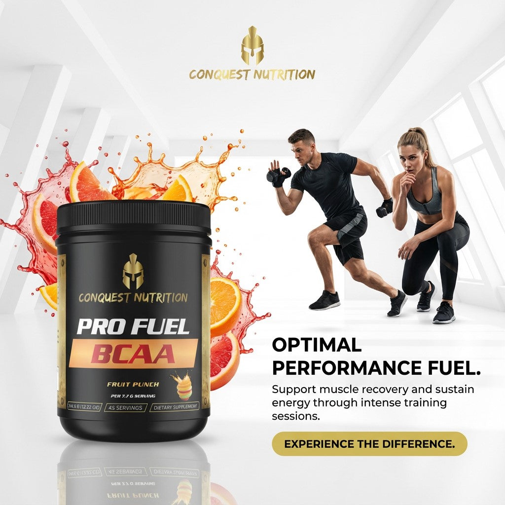 Pro Fuel BCAA Fruit Punch Flavor - 45 Servings for Optimal Performance