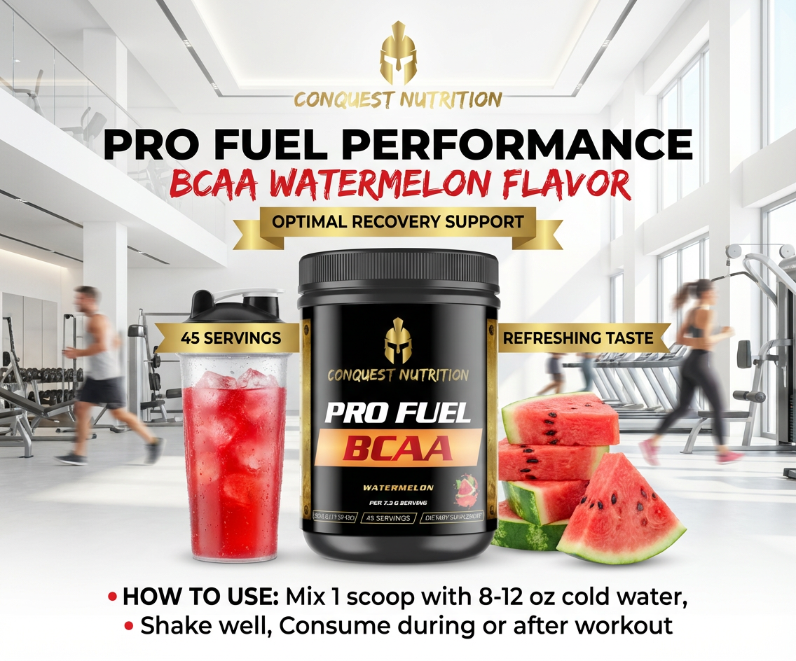 Pro Fuel BCAA Watermelon Flavor - 45 Servings for Optimal Performance