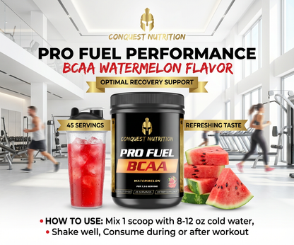 Pro Fuel BCAA Watermelon Flavor - 45 Servings for Optimal Performance
