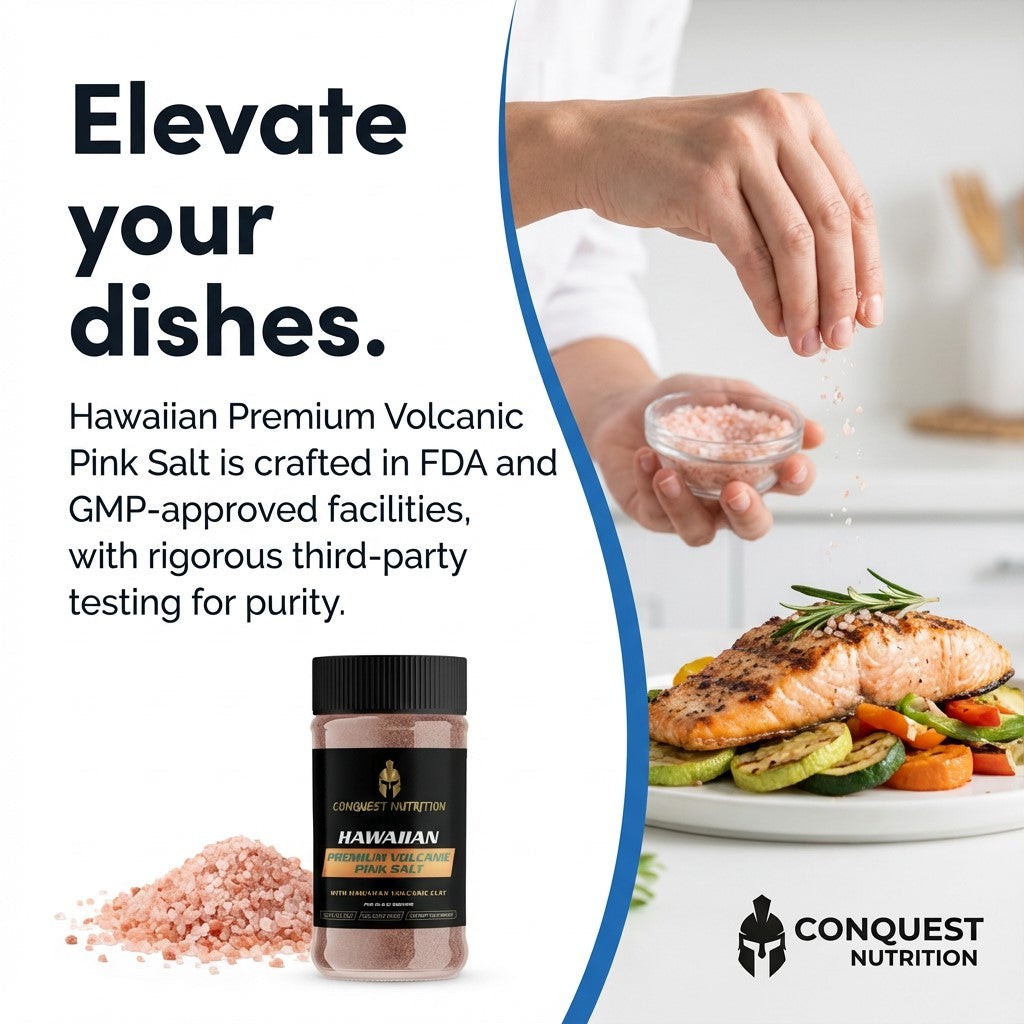Hawaiian Premium Volcanic Pink Salt 12 oz for Gourmet Cooking and Health Benefits
