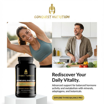 Thyro Balance Pro Advanced Thyroid Hormone Support - 90 Veggie Capsules for Optimal Wellness