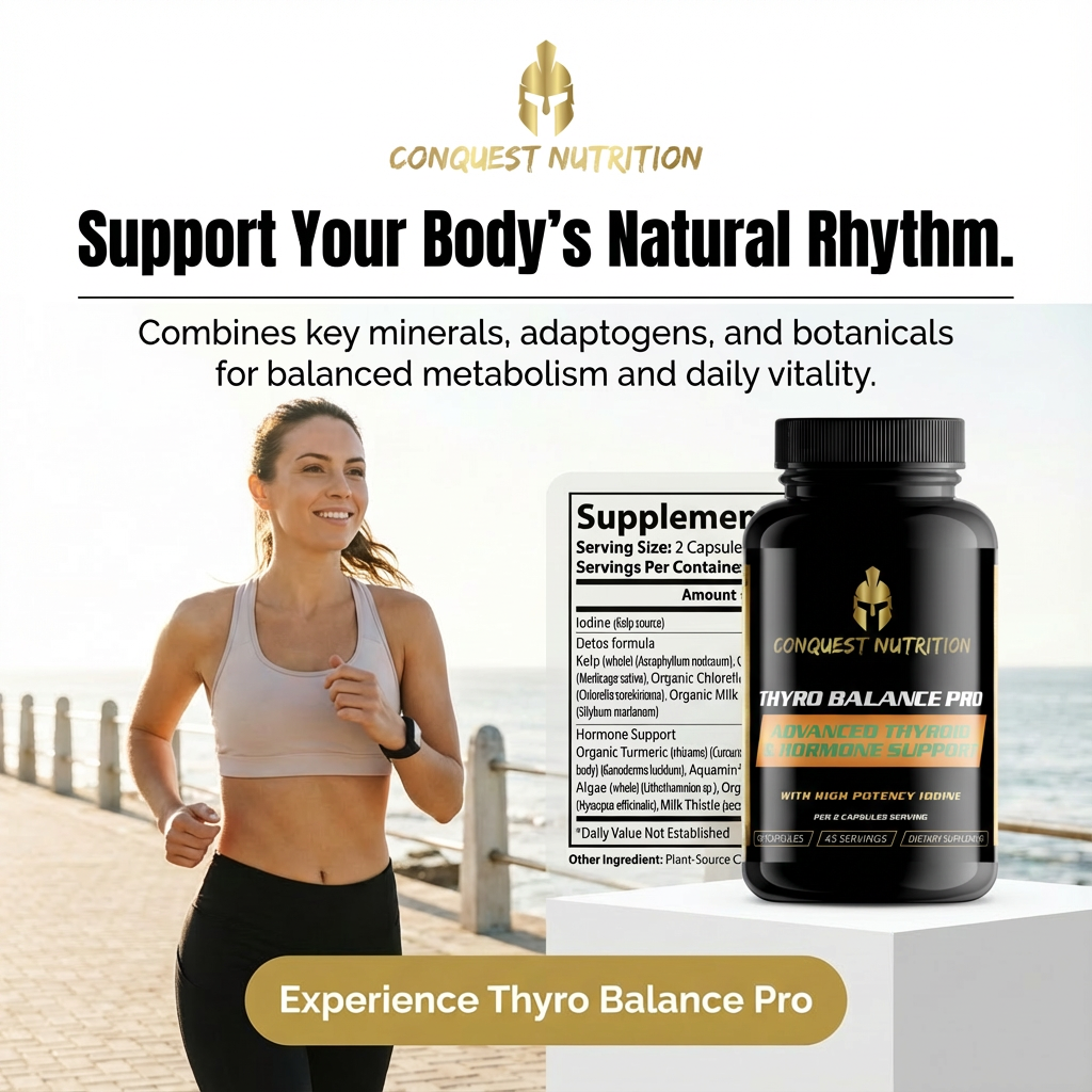Thyro Balance Pro Advanced Thyroid Hormone Support - 90 Veggie Capsules for Optimal Wellness