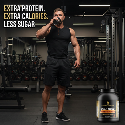 Bulk Mode Mass Gainer Chocolate - Low Sugar Chocolate Milkshake Flavor, 6lbs